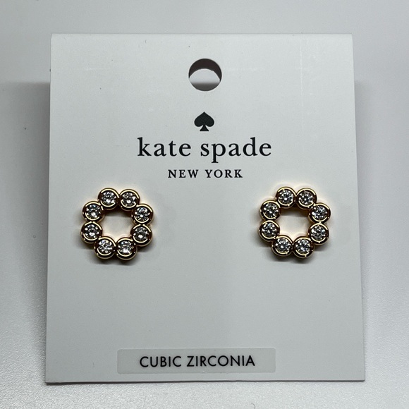 Kate Spade Full Circle Stud Earrings NWT - Picture 4 of 6
